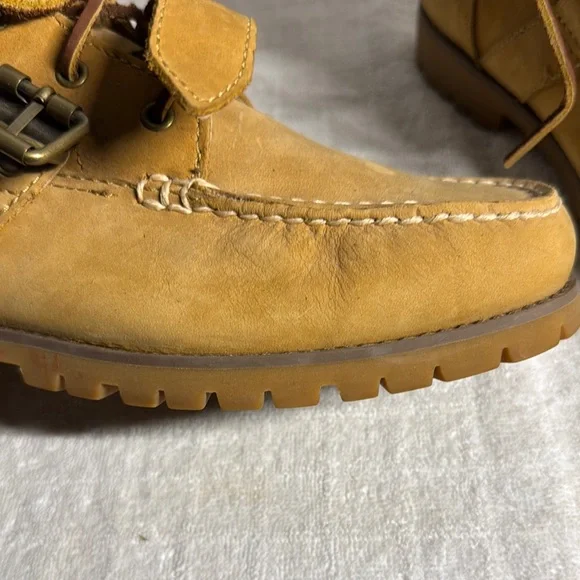 Polo by Ralph Lauren Tan Leather Boots Men's Size 9 - Picture 14 of 14